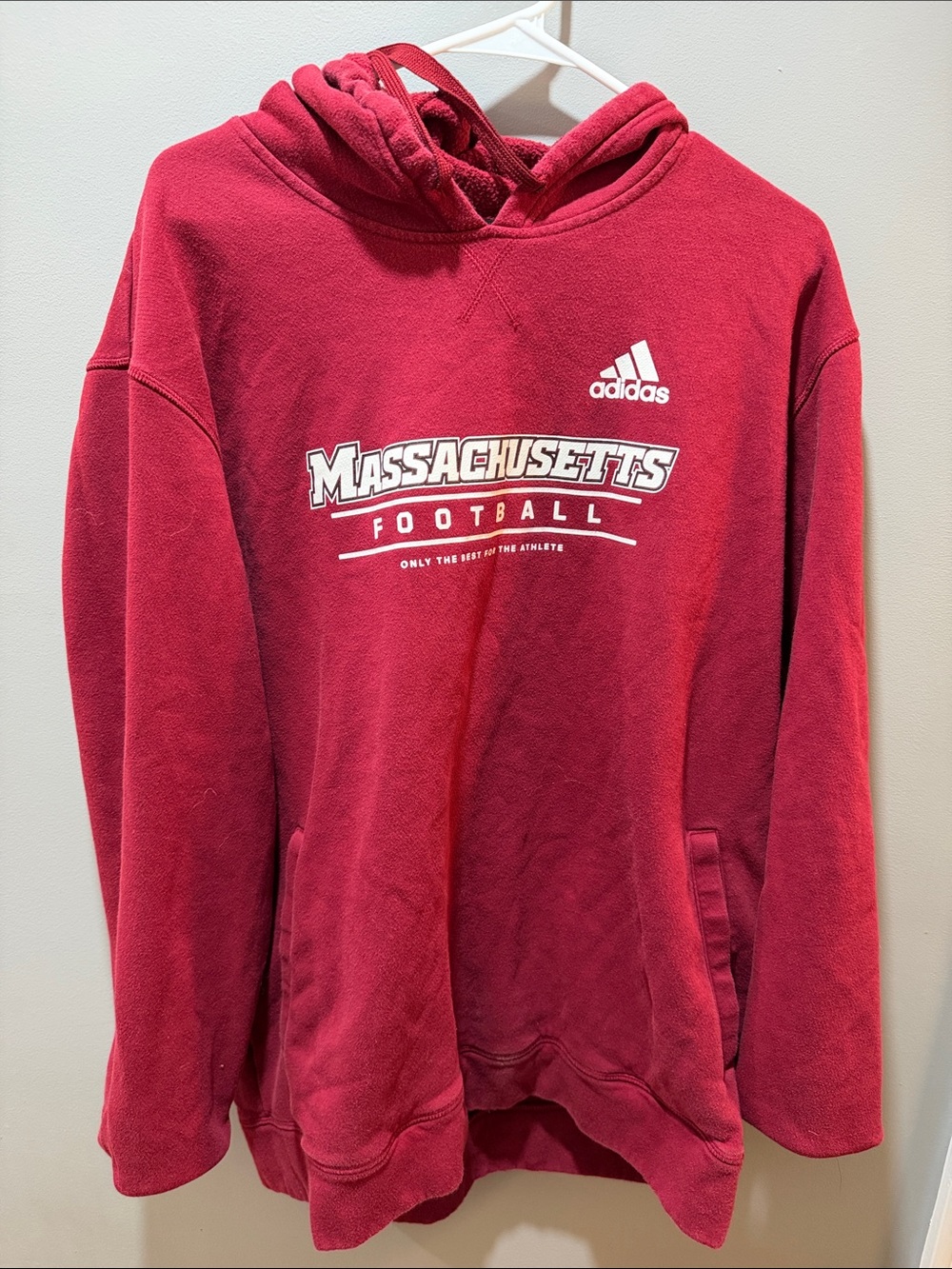 Adidas UMass Amherst Football Hoodie